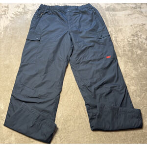 Nike Mens XL Cargo Pants Ski Snowboard Navy Insulated Snow Outdoor